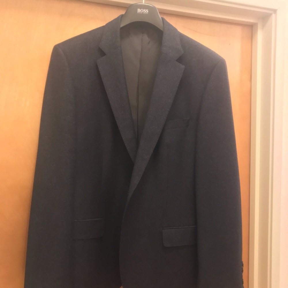 Men Blazer Jacket Size 44 R Boss Black Like New